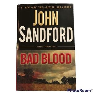 John Sandford “Bad Blood” Book Hardback